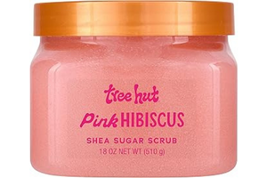 Esfoliante-de-algodão-doce-e-açúcar-de-karité-Tree-Hut-cuidados-com-a-pele